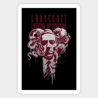 Lovecraft Legend of Horror Magnet